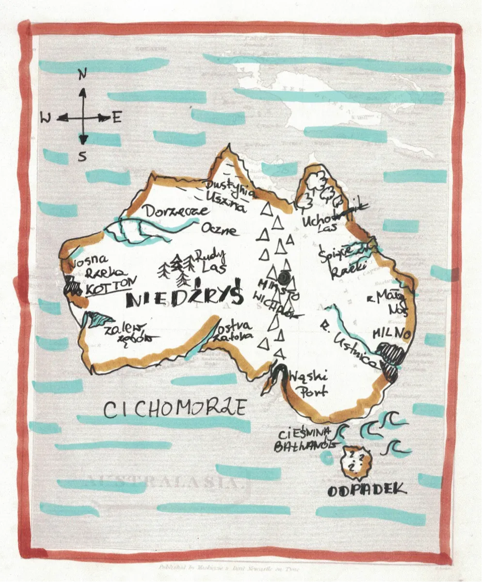 Niedźryś - pisarska mapa świata